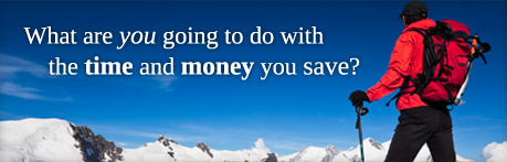 What are you going to do with the time and money you save?